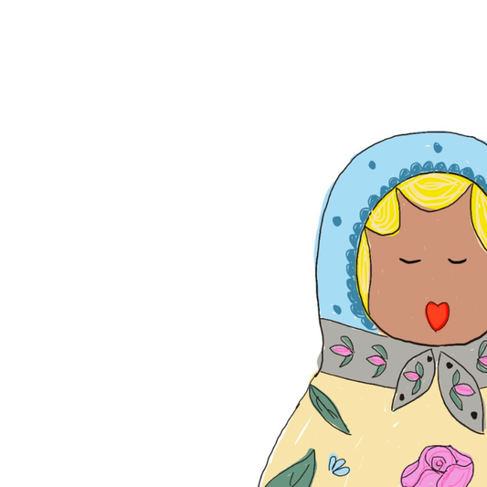 Baby Mama Russian Dolls New Mum Card