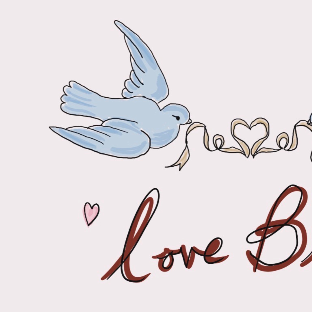 Love Bird Valentine's Day Card
