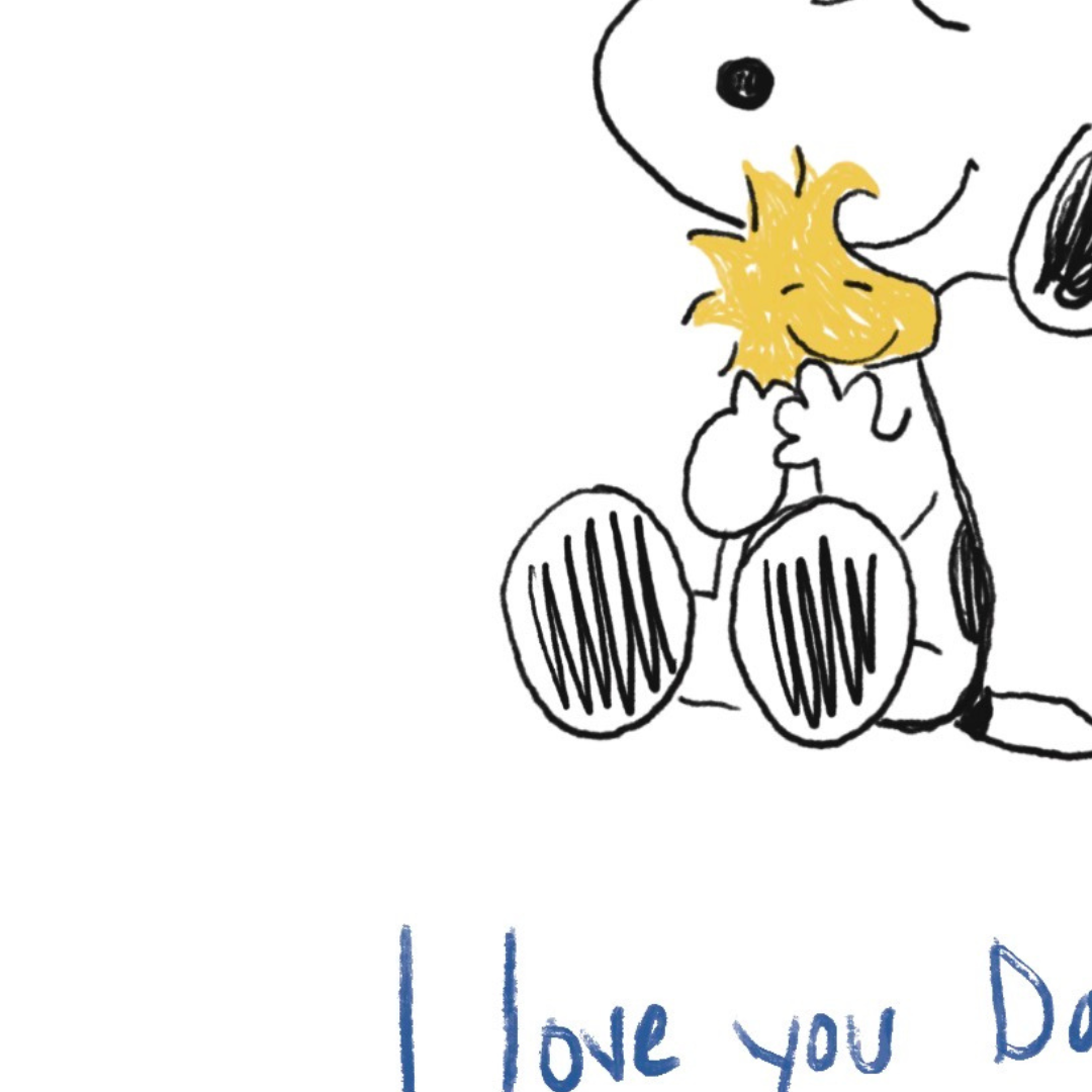 Snoopy Father's Day Card