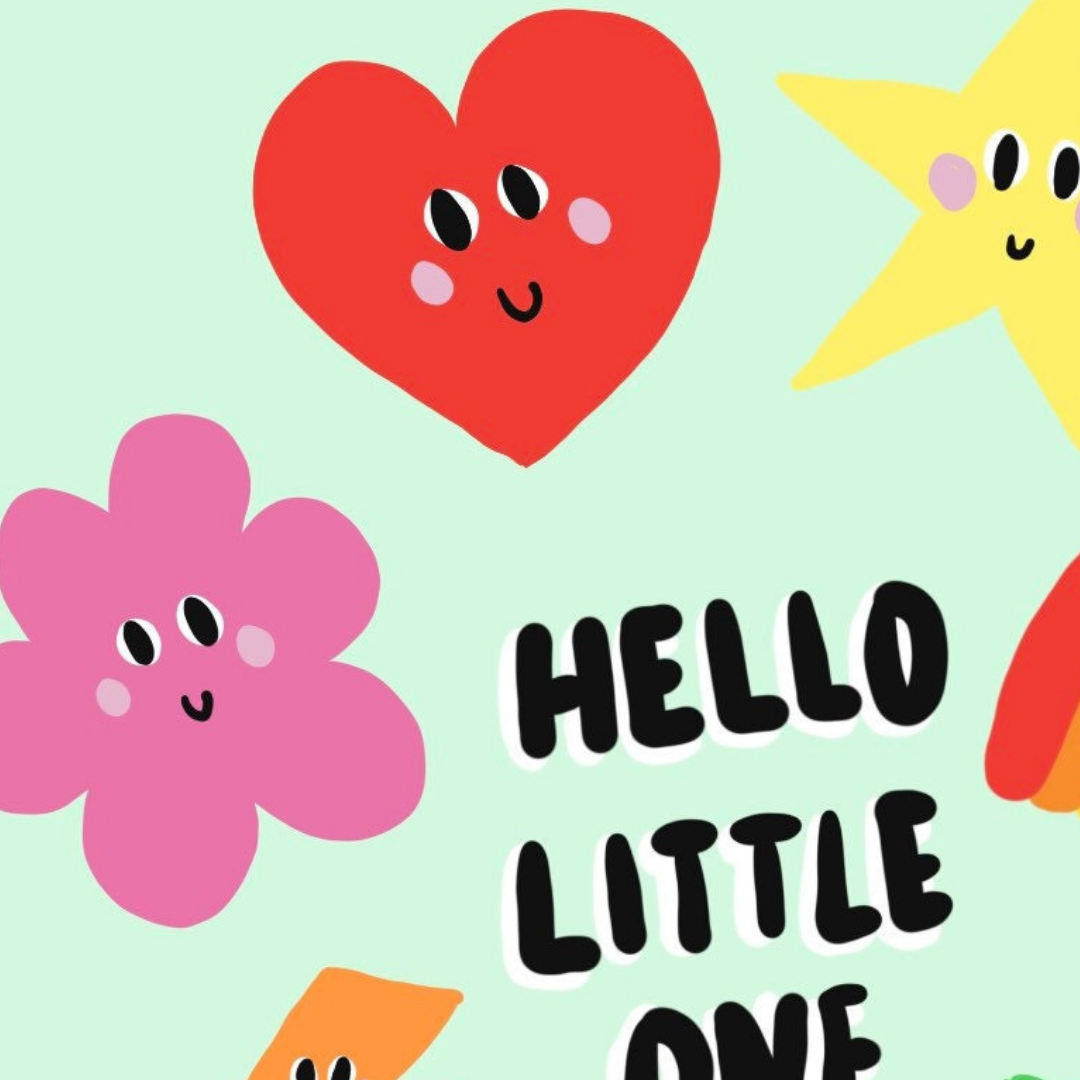 Hello Little One New Baby Card