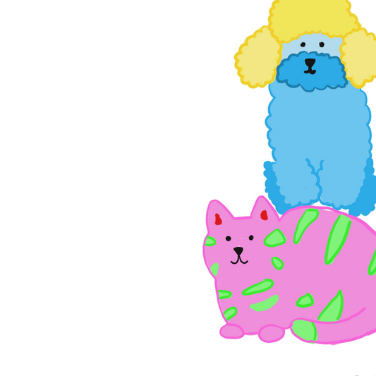 You Were Born Cat and Dog Card
