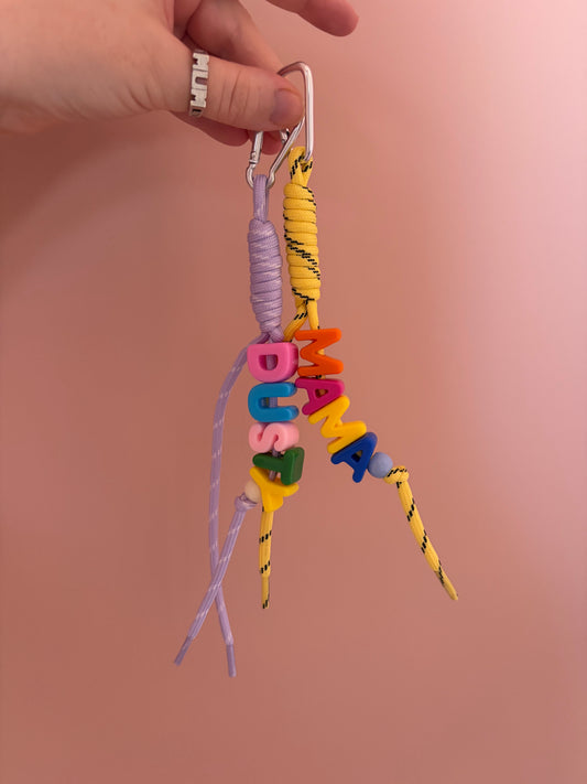 Colourful Name Keychain