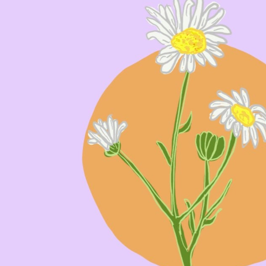 April Birthday Birth Flower Card