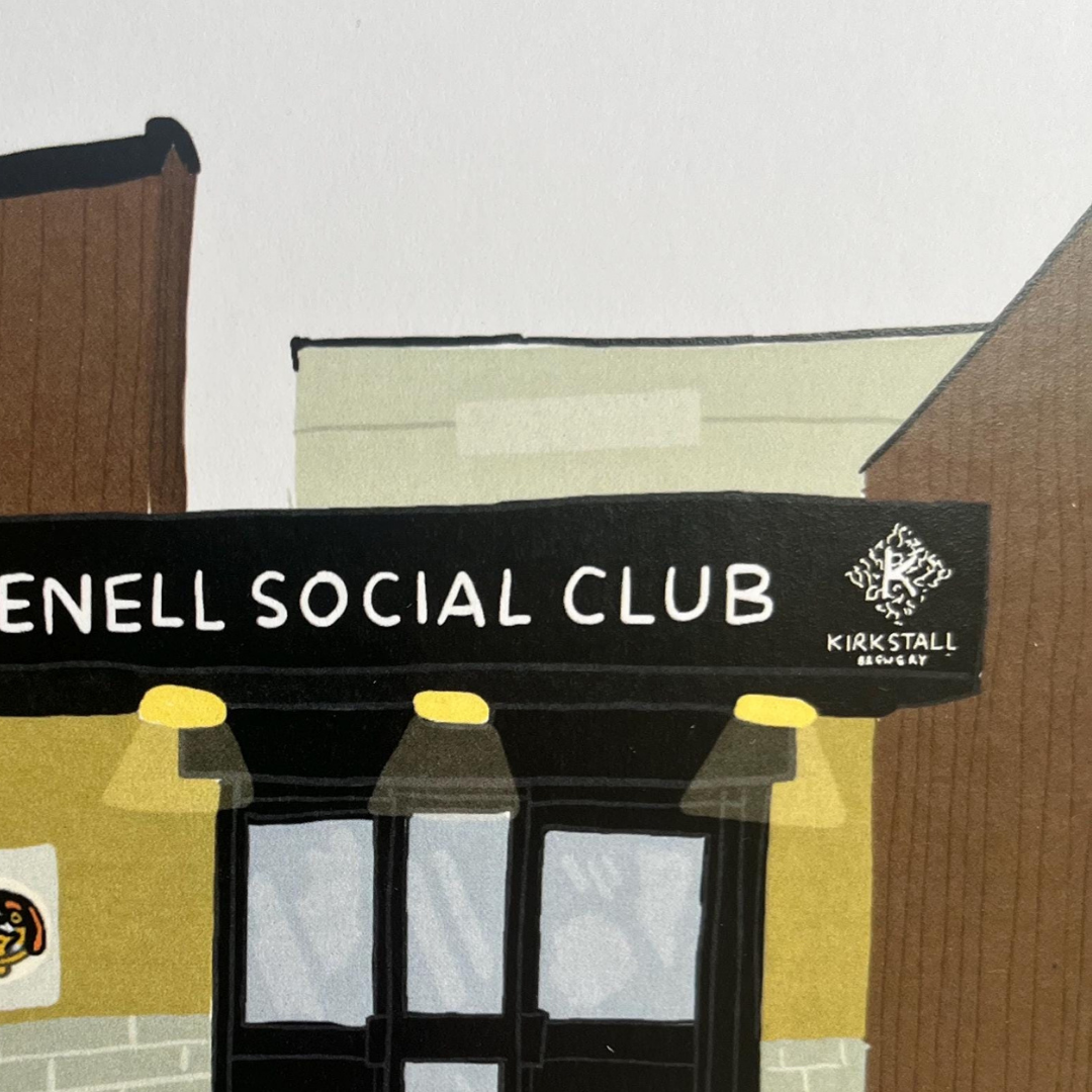 Brudenell Social Club Leeds A4 Print