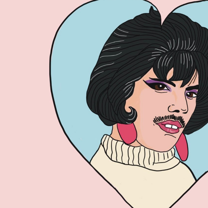 Freddie Mercury Queen MAMA Mother’s Day Card