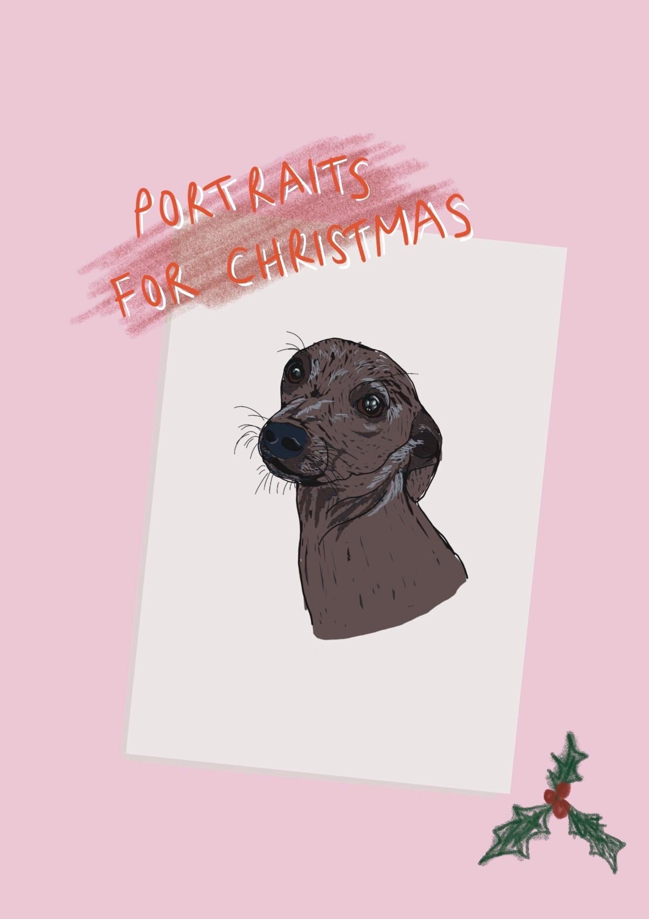 1 Pet Custom Portrait A4 Art Print