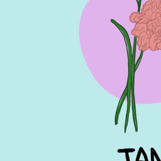 January Birth Flower Birthday Card