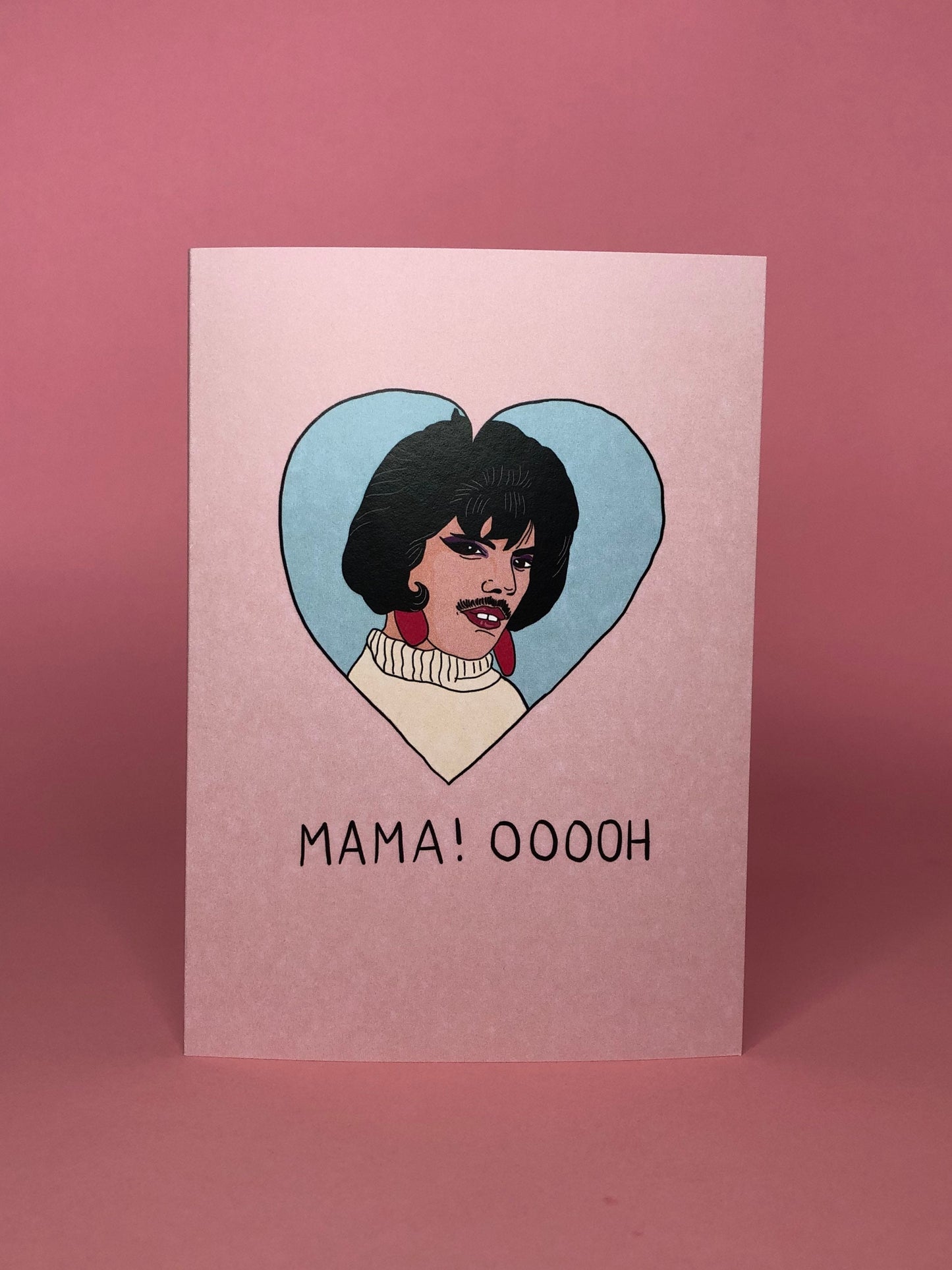 Freddie Mercury Queen MAMA Mother’s Day Card