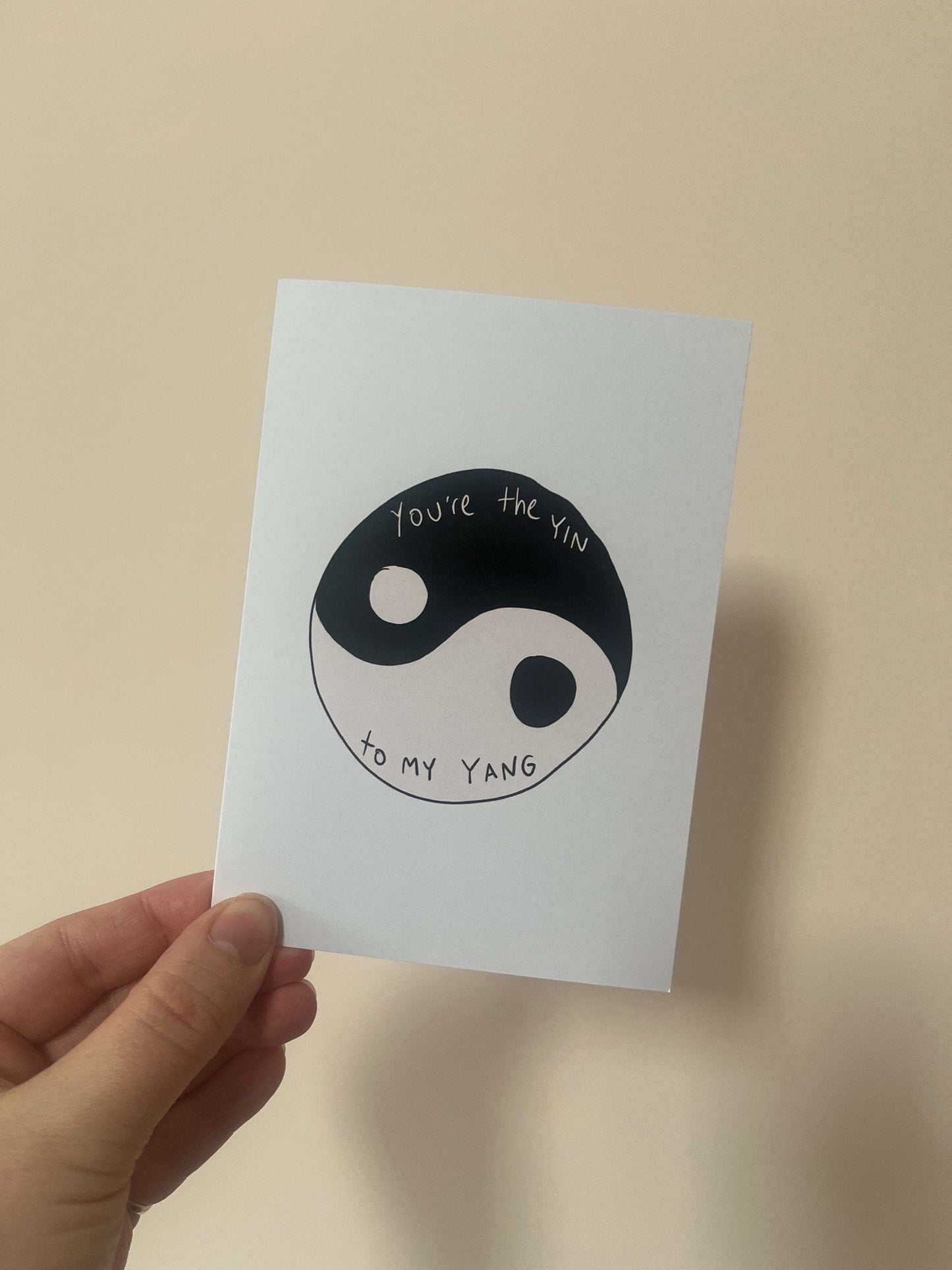 You’re The Yin to my Yang Valentine's Card