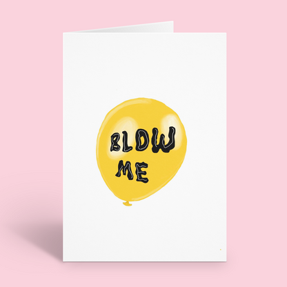 Blow Me Balloon Valentine’s Day Card