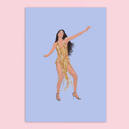 Cher The Icon A4 Print