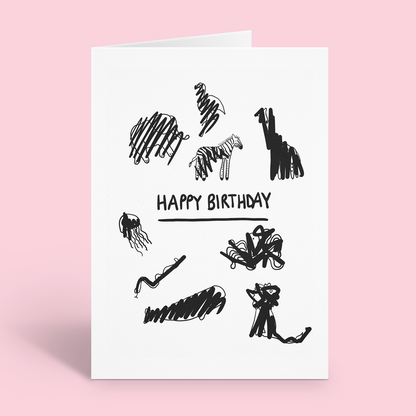 Colour Your Own Birthday Card