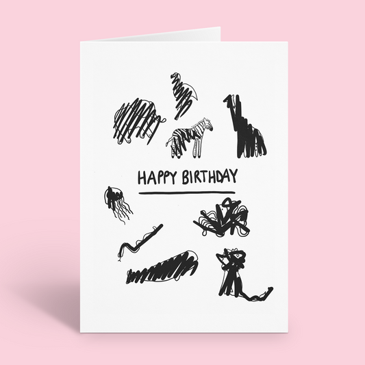 Colour Your Own Birthday Card