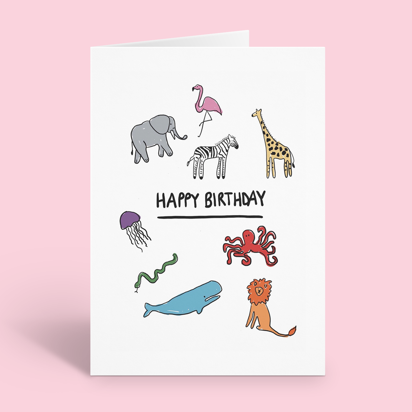Colour Your Own Birthday Card