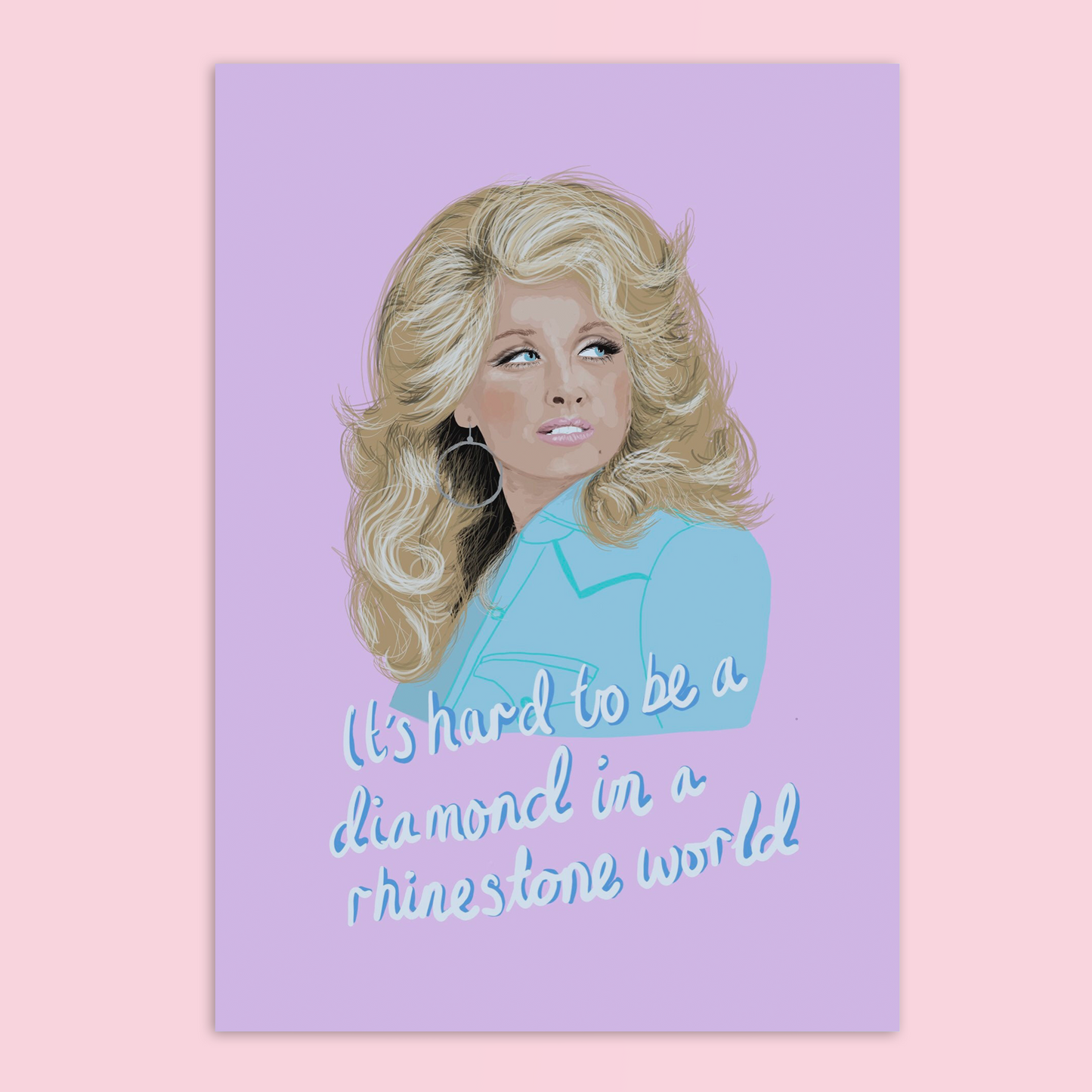 Dolly Parton A4 Art Print