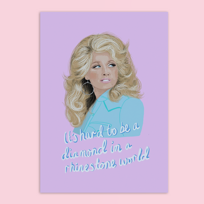 Dolly Parton A4 Art Print