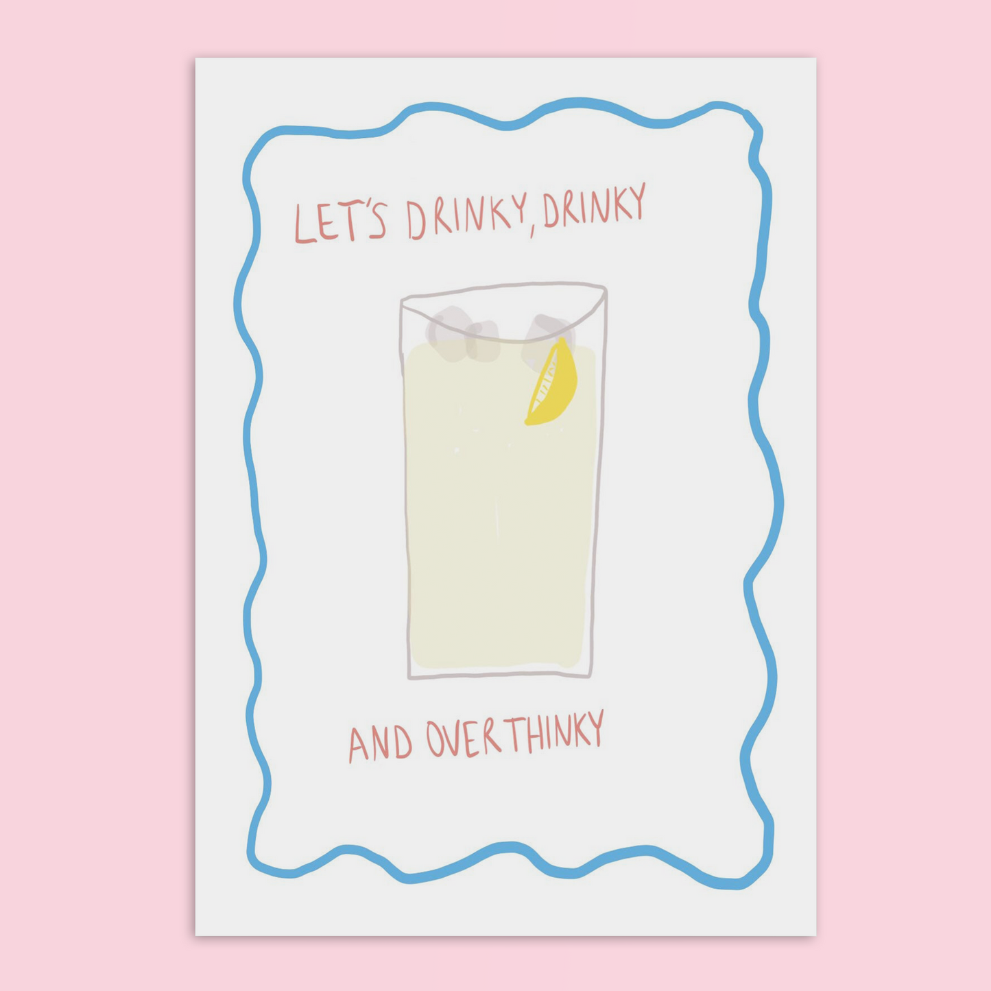 The Drink Set Of 3 A4 Art Prints