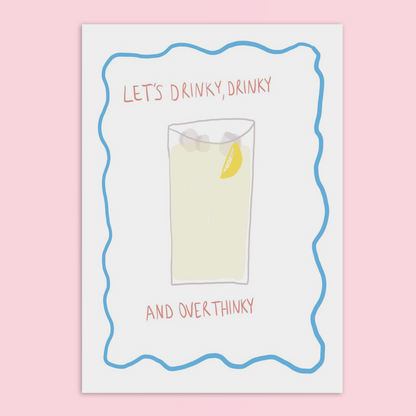 The Drink Set Of 3 A4 Art Prints