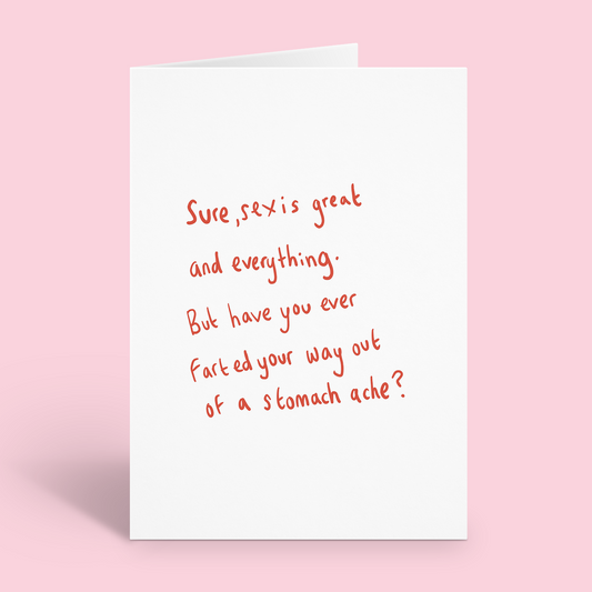 Sure Sex Is Great But... Love Card