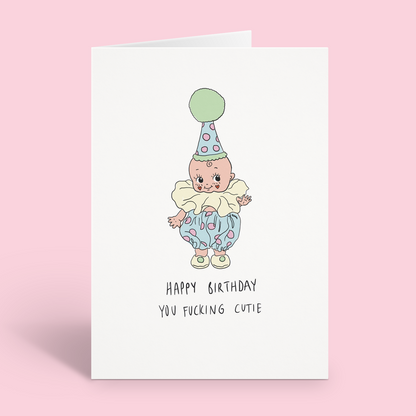 Happy Birthday Cutie Card
