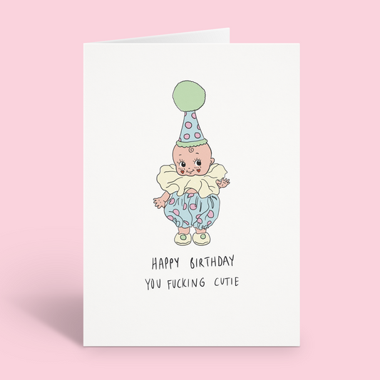 Happy Birthday Cutie Card