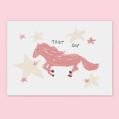 Year of the Horse A4 Art Print