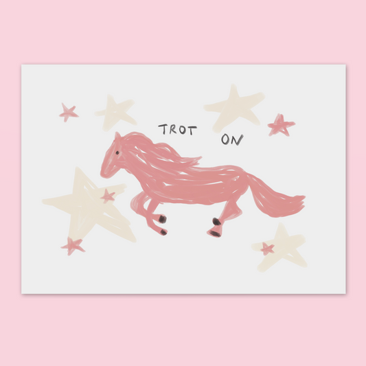 Year of the Horse A4 Art Print