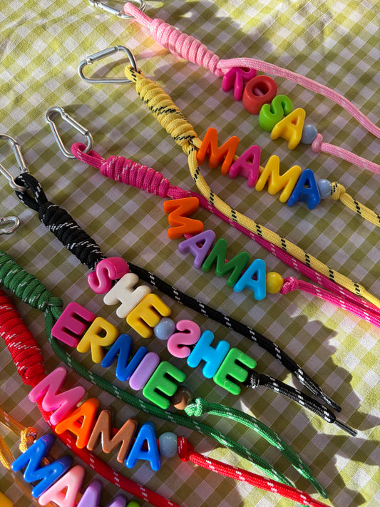 Colourful Name Keychain