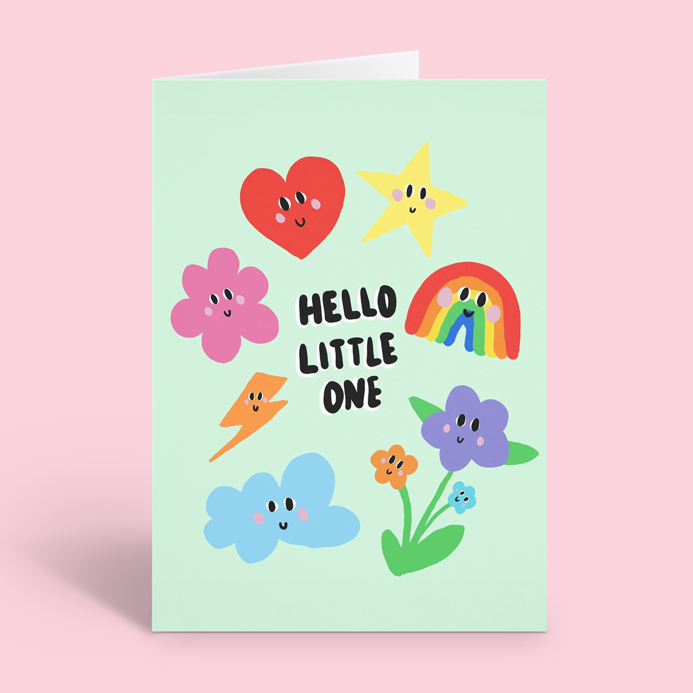Hello Little One New Baby Card