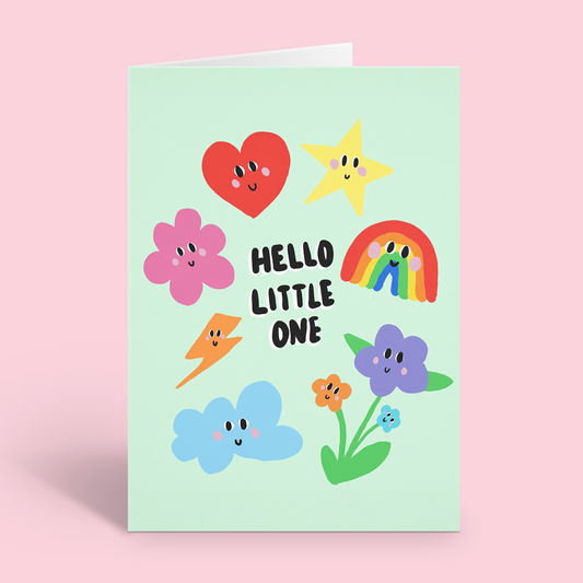 Hello Little One New Baby Card