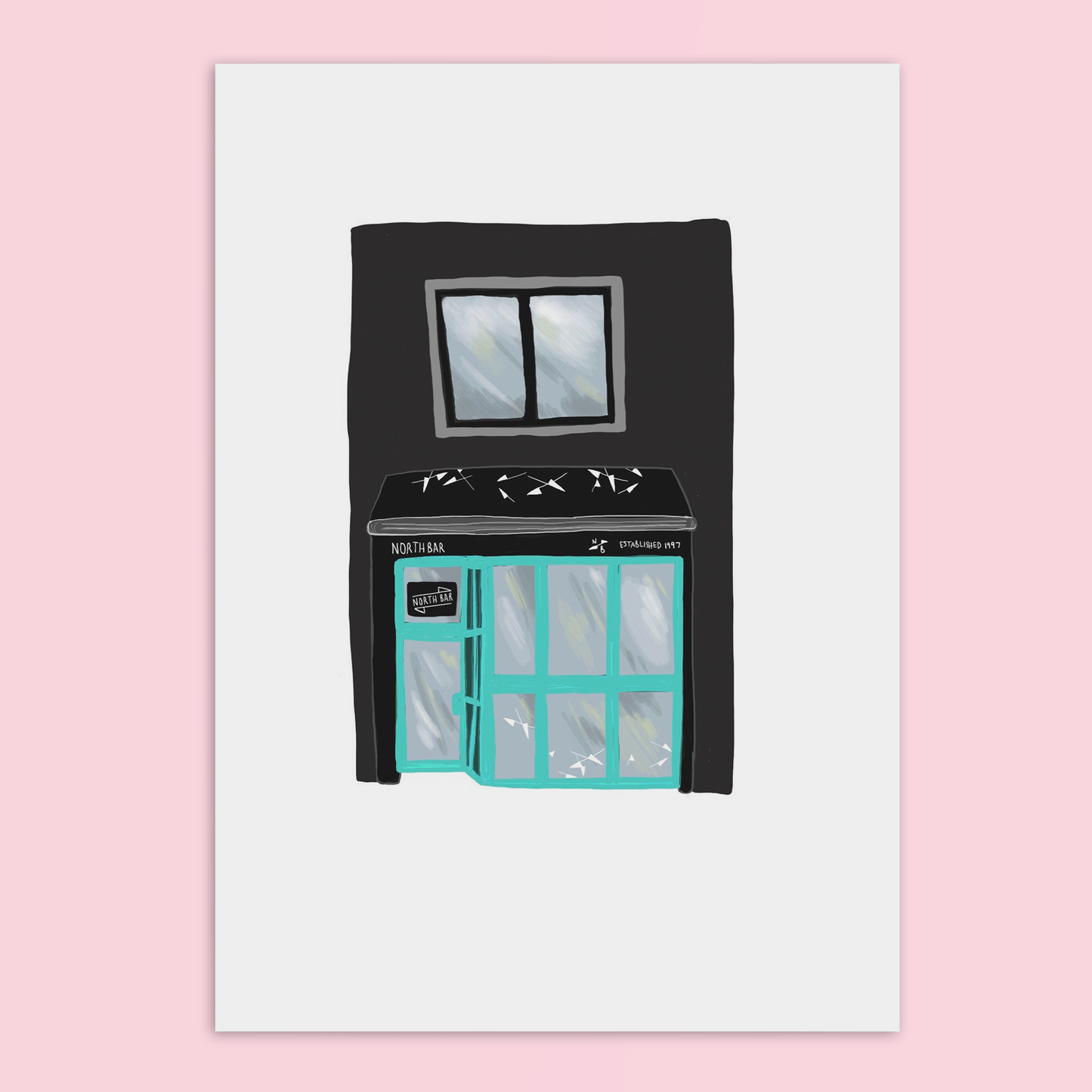 North Bar A4 Print