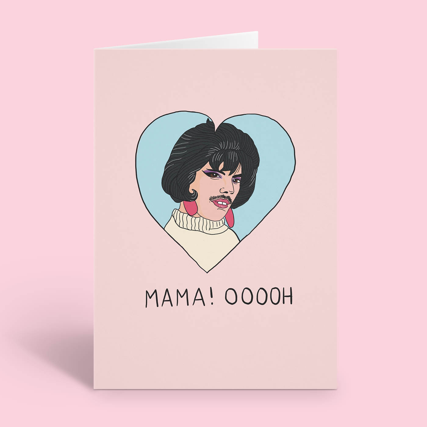 Freddie Mercury Queen MAMA Mother’s Day Card
