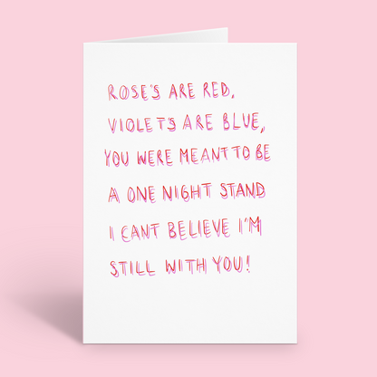 One Night Stand Valentine's Day Card