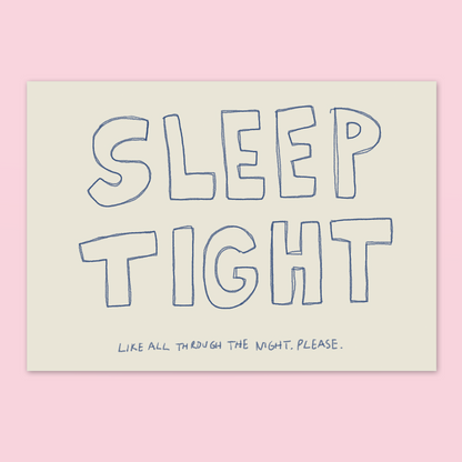 Sleep Tight A4 Art Print