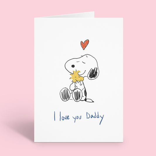 Snoopy Father's Day Card