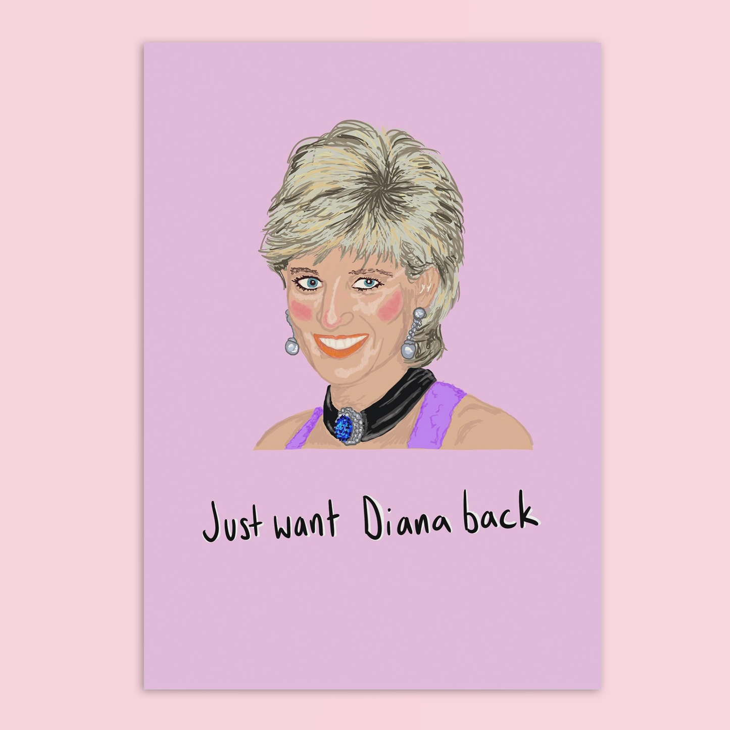 Princess Diana, People’s Princess A4 Art Print