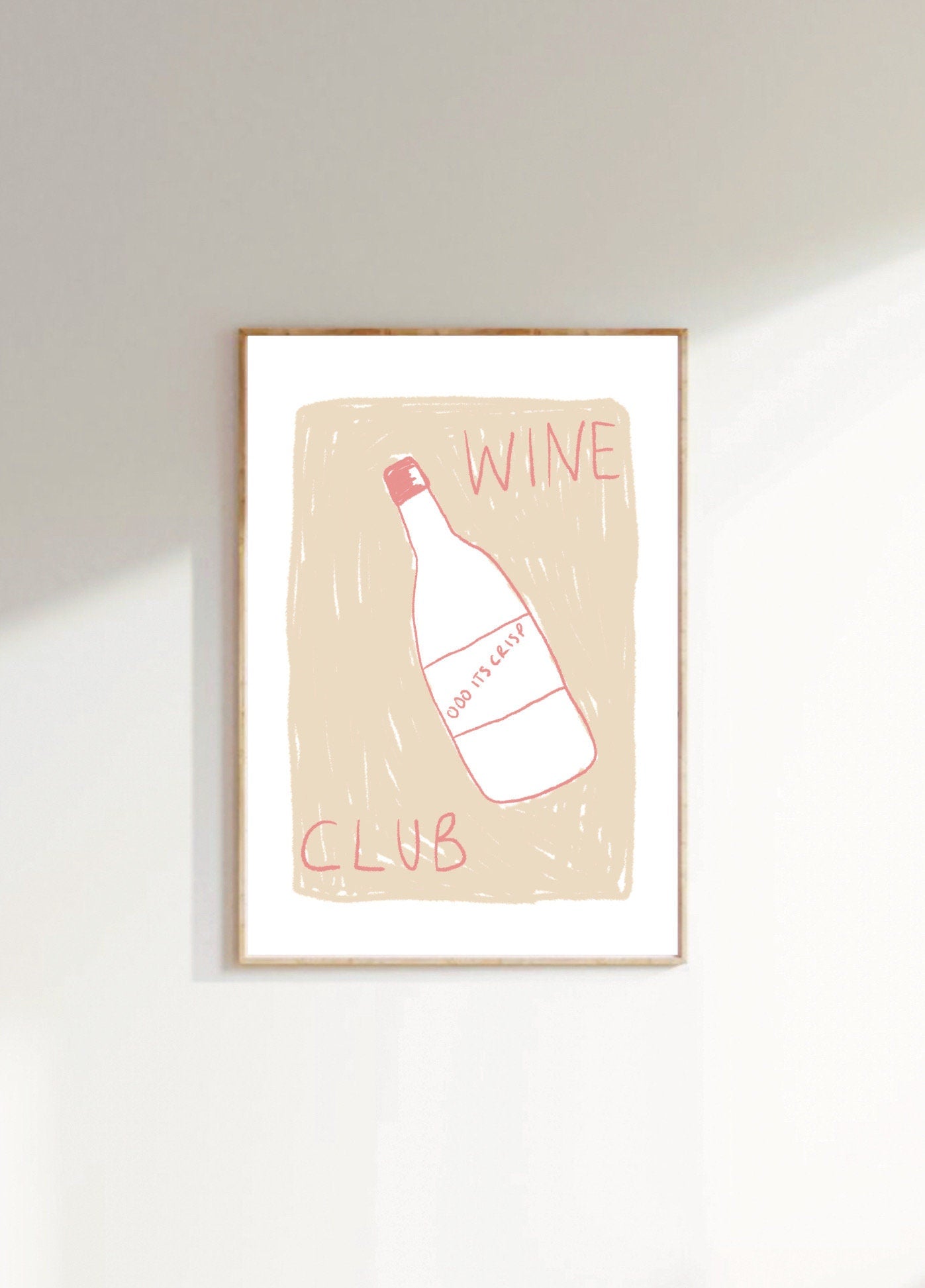 Wine Club A4 Art Print